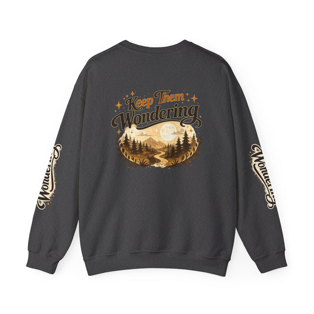 Leave A Little Mystery/Heavy Blend™ Crewneck Sweatshirt