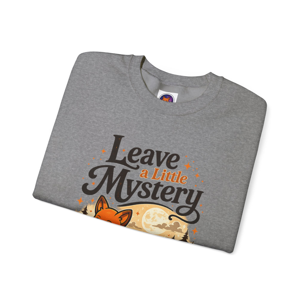 Leave A Little Mystery/Heavy Blend™ Crewneck Sweatshirt