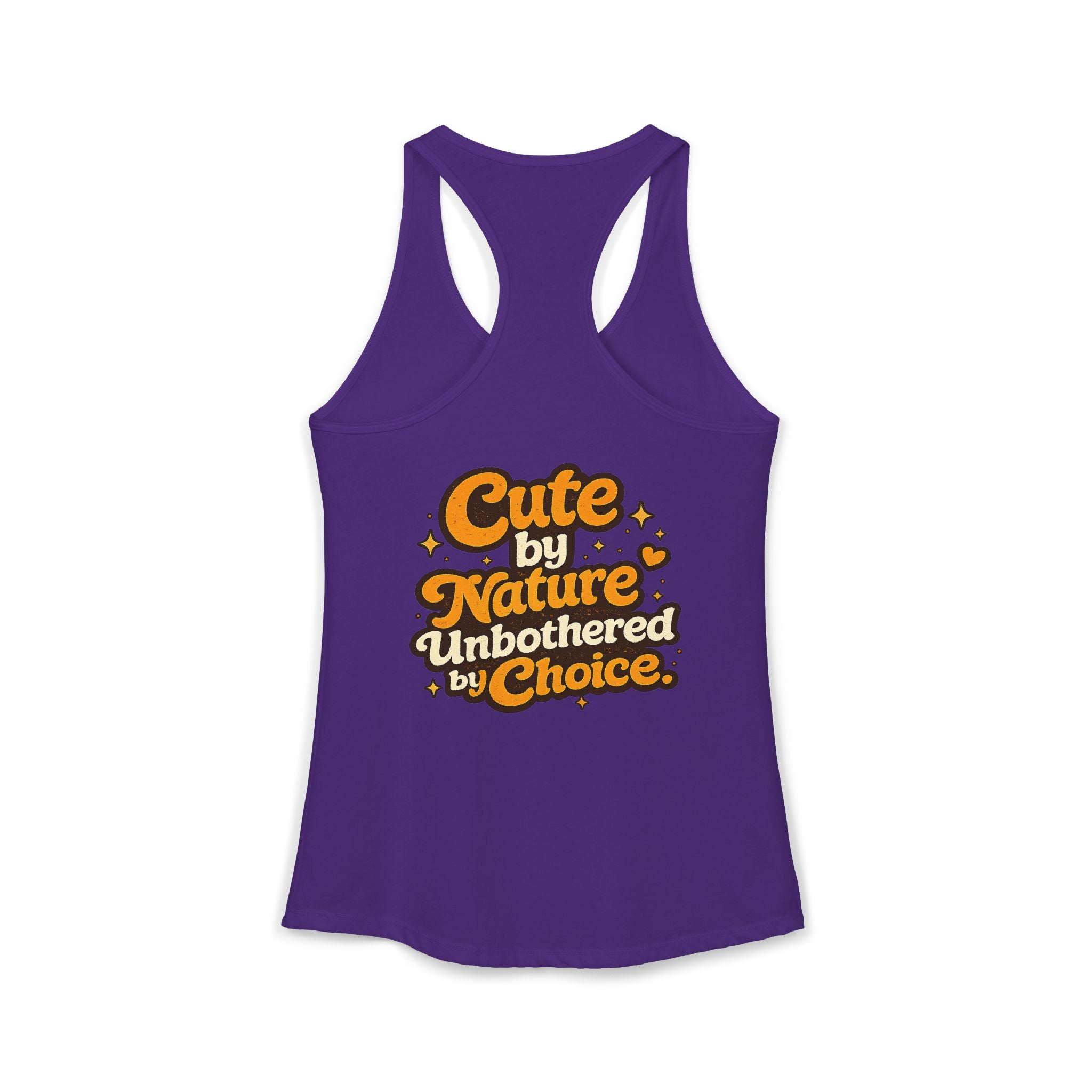 Too Cute Too Care/Ideal Racerback Tank