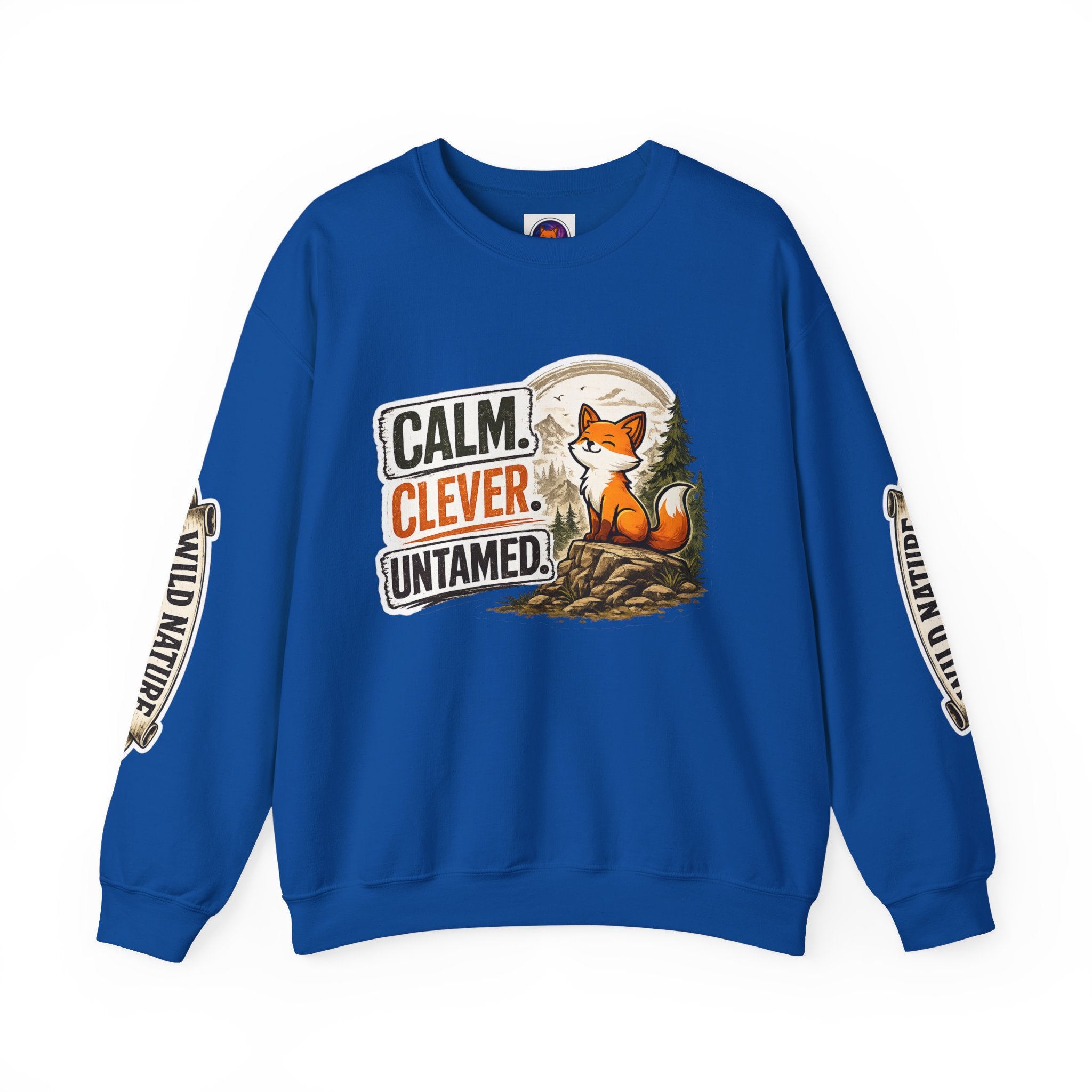 Calm Clever Untamed/Heavy Blend™ Crewneck Sweatshirt