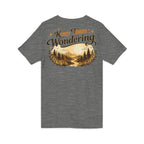 Leave A Little Mystery/Jersey Short Sleeve V-Neck Tee