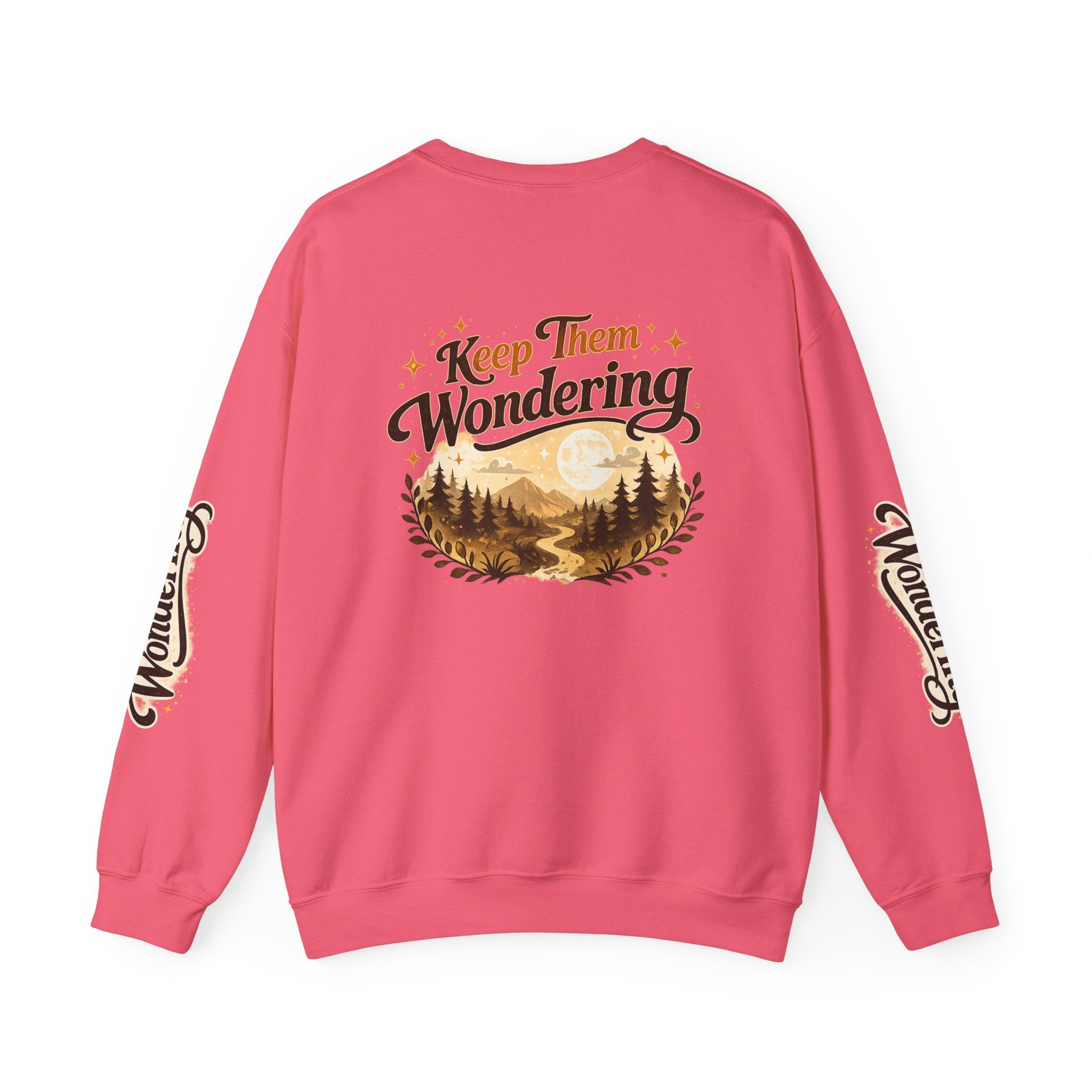 Leave A Little Mystery/Heavy Blend™ Crewneck Sweatshirt