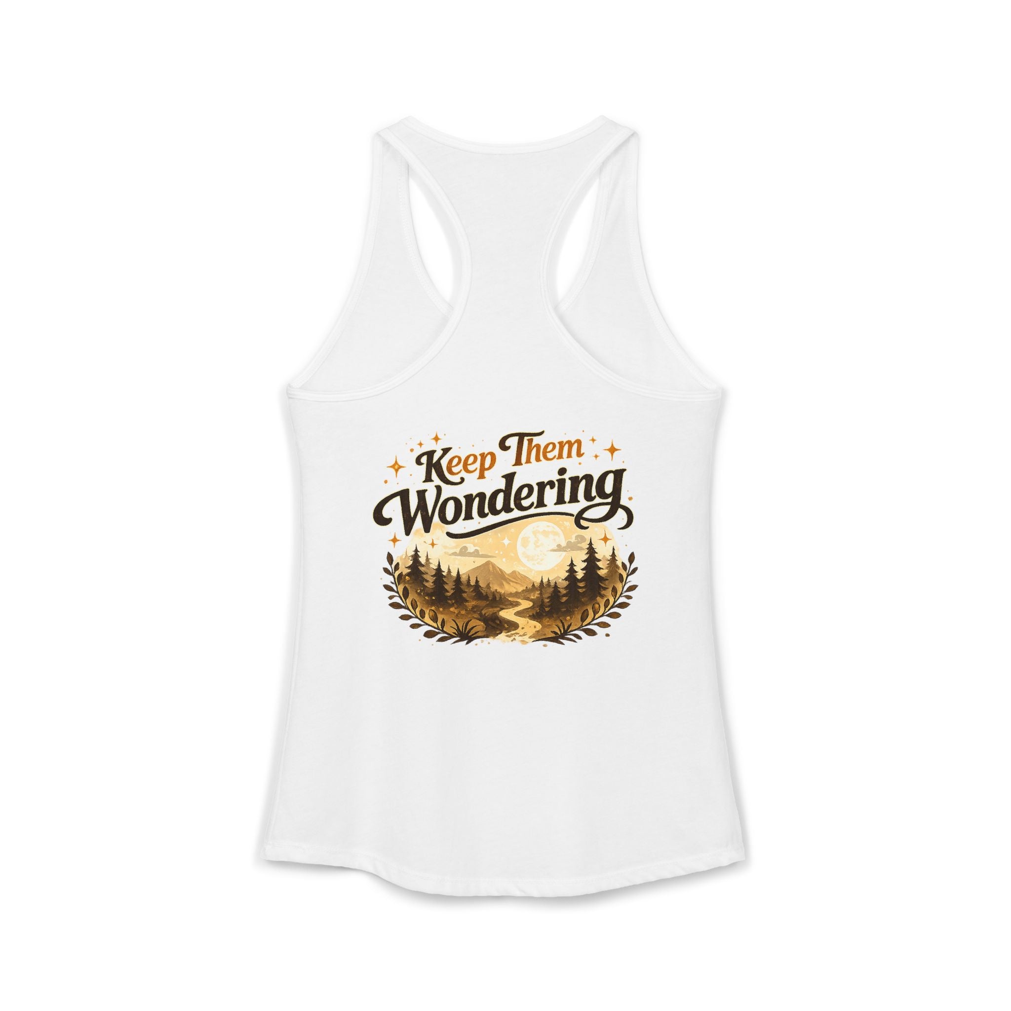 Leave A Little Mystery/Ideal Racerback Tank
