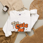 Too Cute To Care/Heavy Blend™ Crewneck Sweatshirt