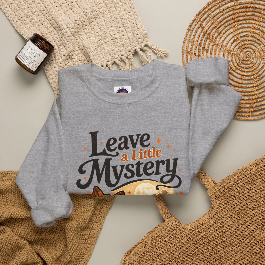Leave A Little Mystery/Heavy Blend™ Crewneck Sweatshirt