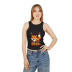 I Do Bite/Micro Rib Racer Tank Top