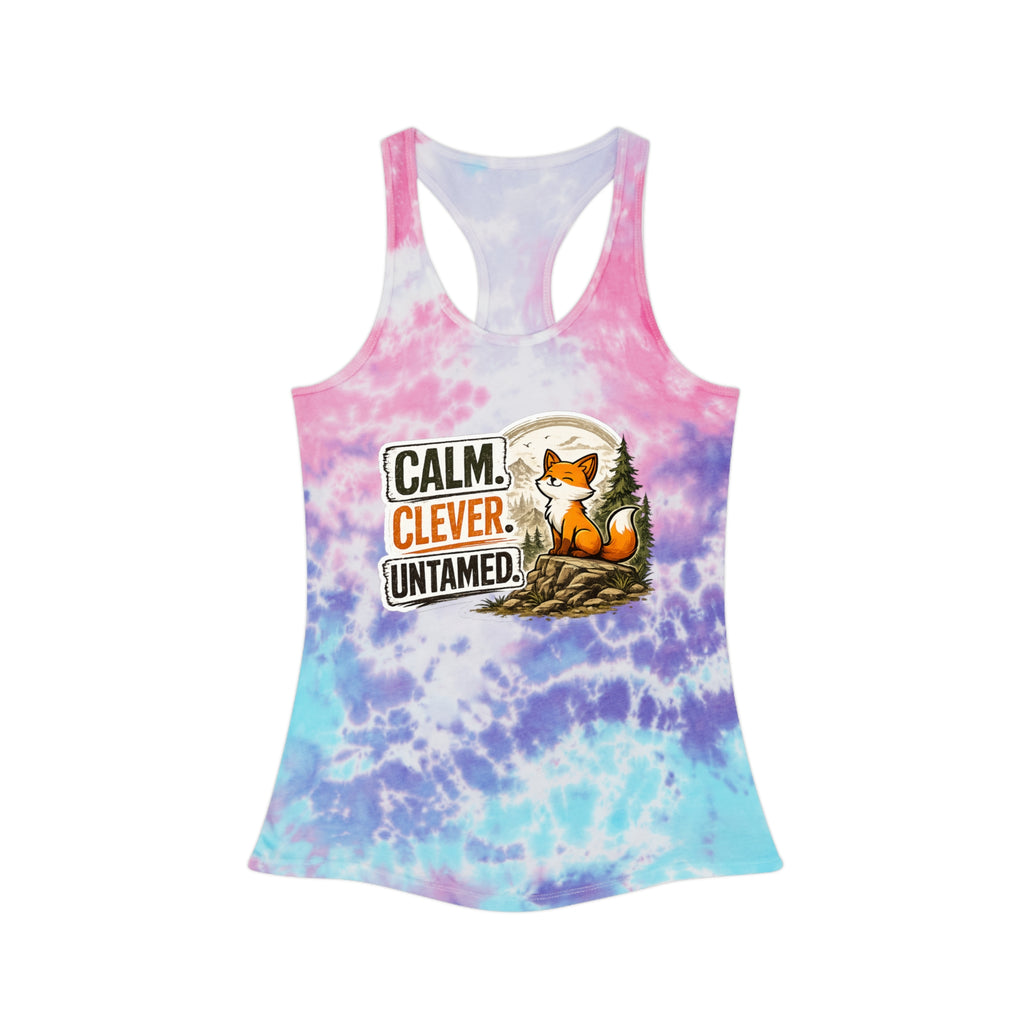 Calm Clever Untamed/Tie Dye Racerback Tank Top