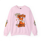 Too Cute To Care/Heavy Blend™ Crewneck Sweatshirt