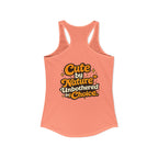 Too Cute To Care/Ideal Racerback Tank