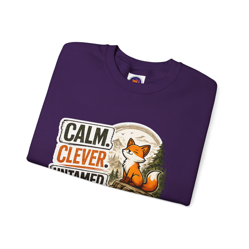 Calm Clever Untamed/Heavy Blend™ Crewneck Sweatshirt