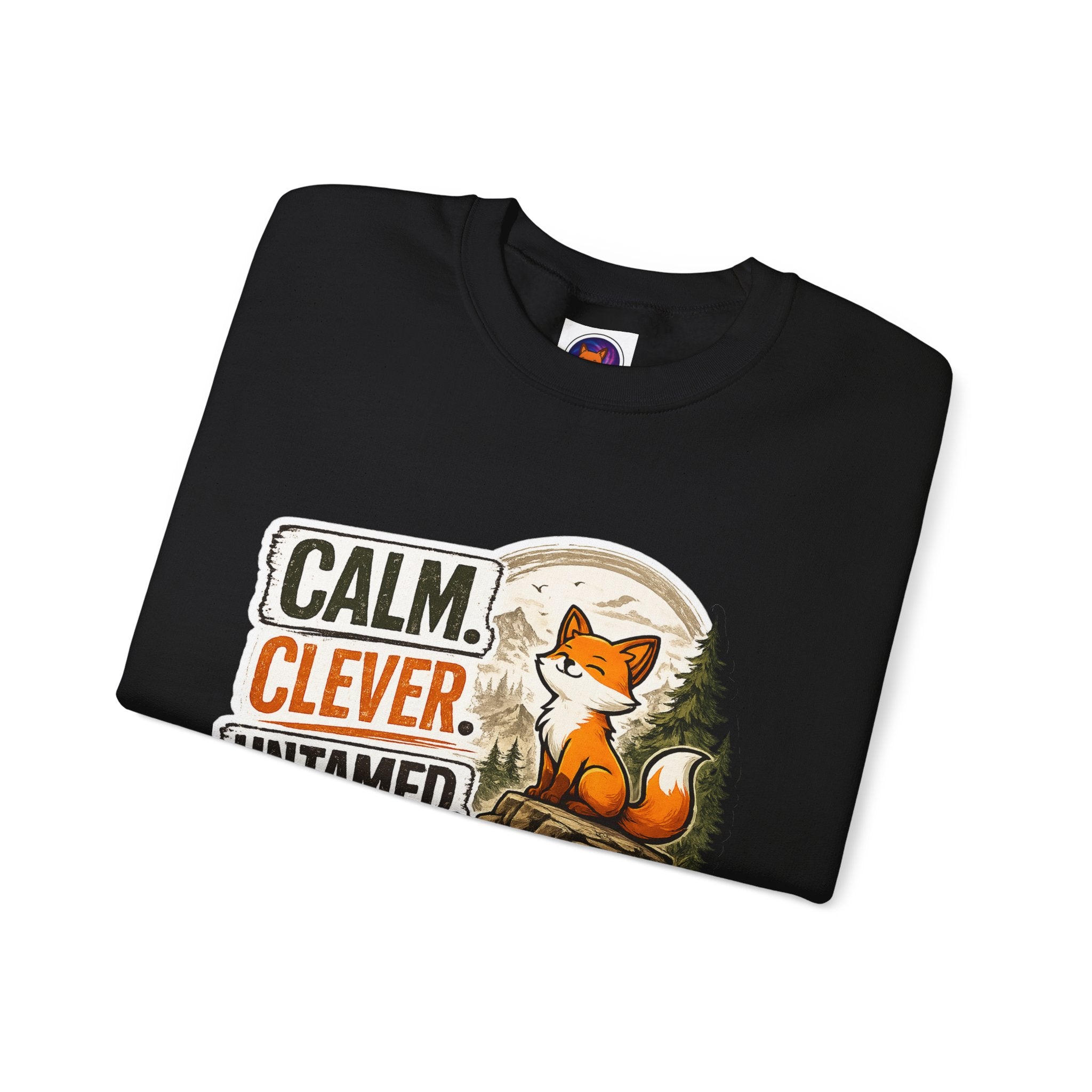 Calm Clever Untamed/Heavy Blend™ Crewneck Sweatshirt