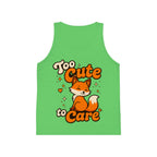 Too Cute To Care/Kid's Jersey Tank Top
