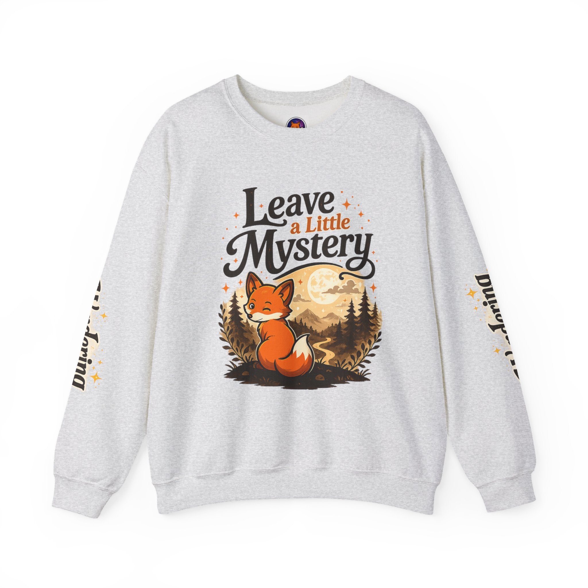 Leave A Little Mystery/Heavy Blend™ Crewneck Sweatshirt