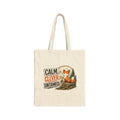 Calm Clever Untamed/Cotton Canvas Tote Bag