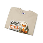 Calm Clever Untamed/Heavy Blend™ Crewneck Sweatshirt