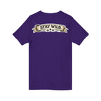 Calm Clever Untamed/Jersey Short Sleeve V-Neck Tee