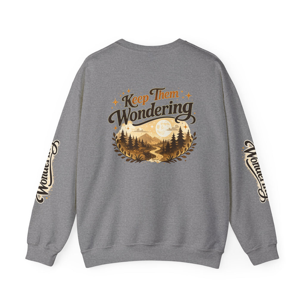 Leave A Little Mystery/Heavy Blend™ Crewneck Sweatshirt