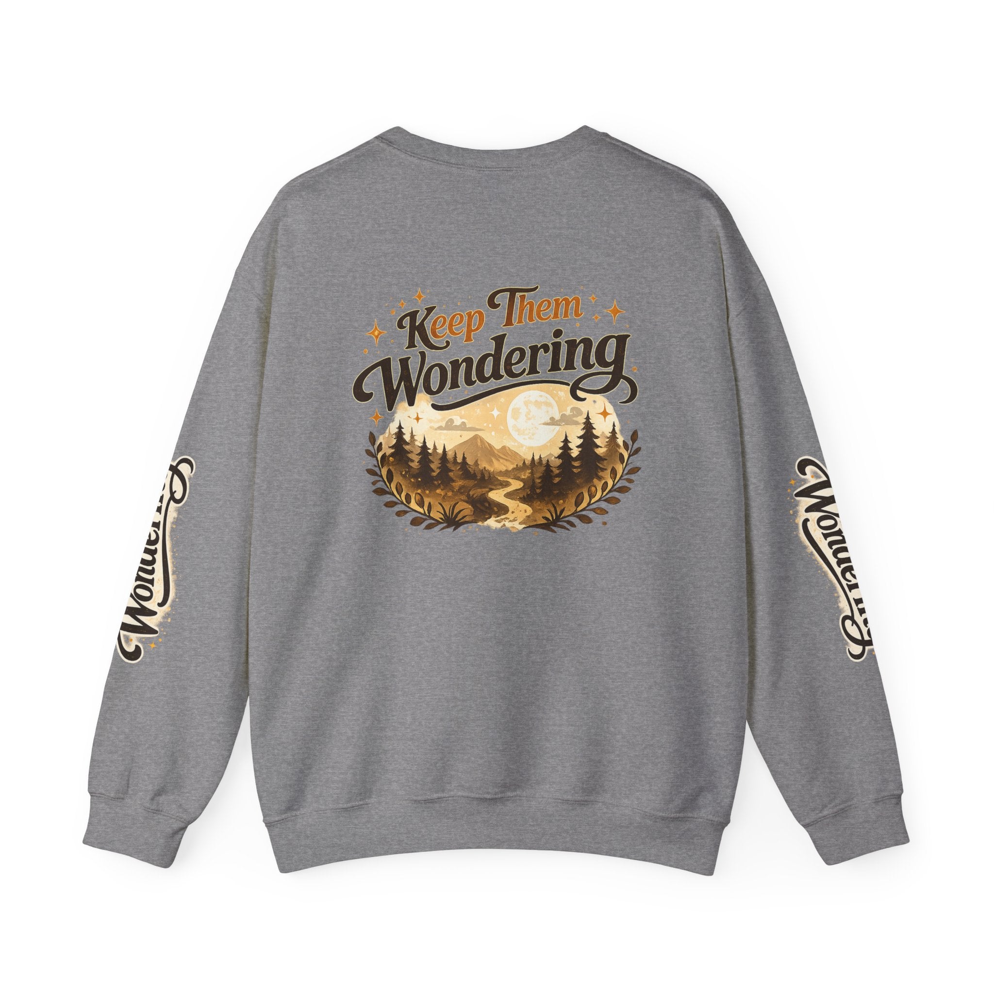 Leave A Little Mystery/Heavy Blend™ Crewneck Sweatshirt