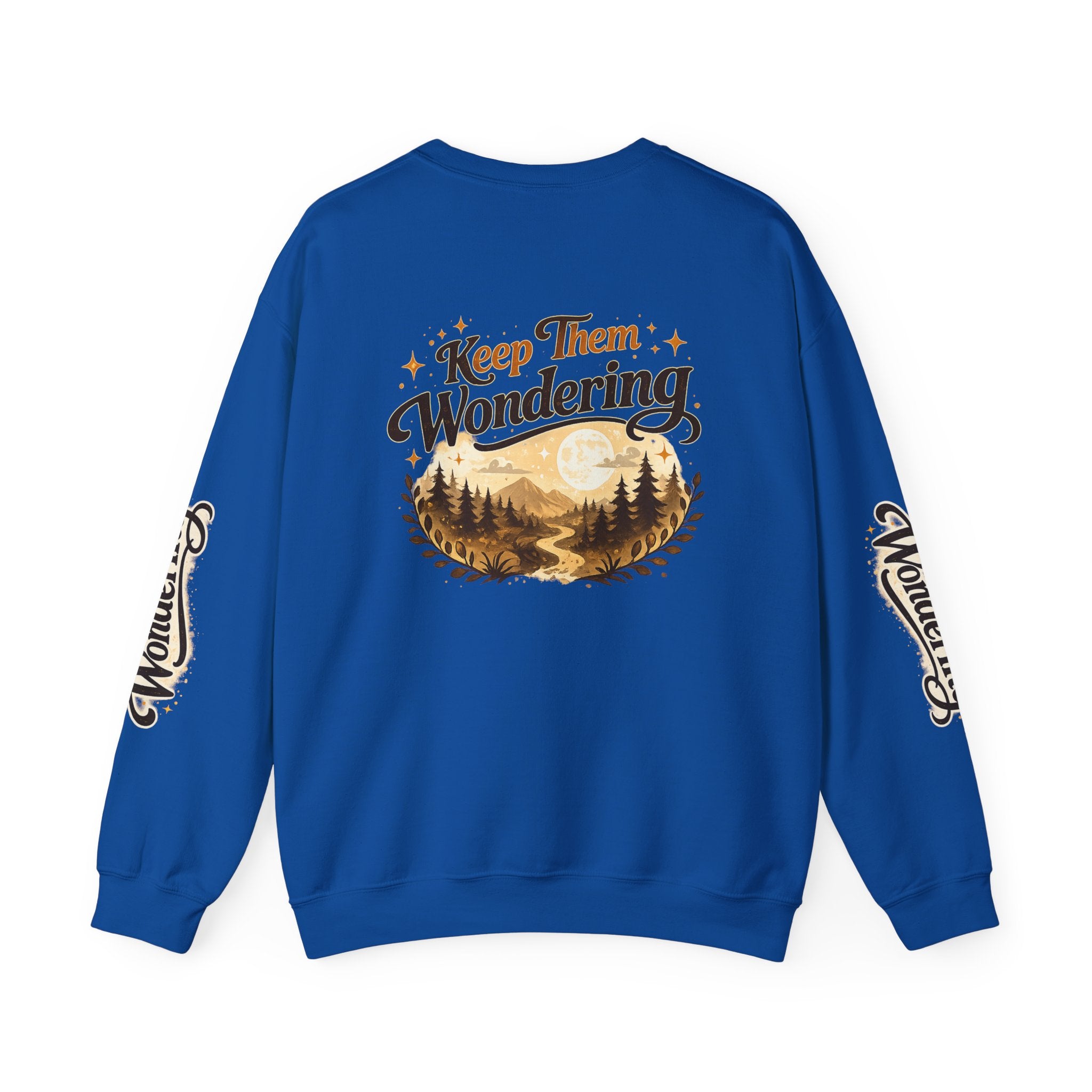 Leave A Little Mystery/Heavy Blend™ Crewneck Sweatshirt