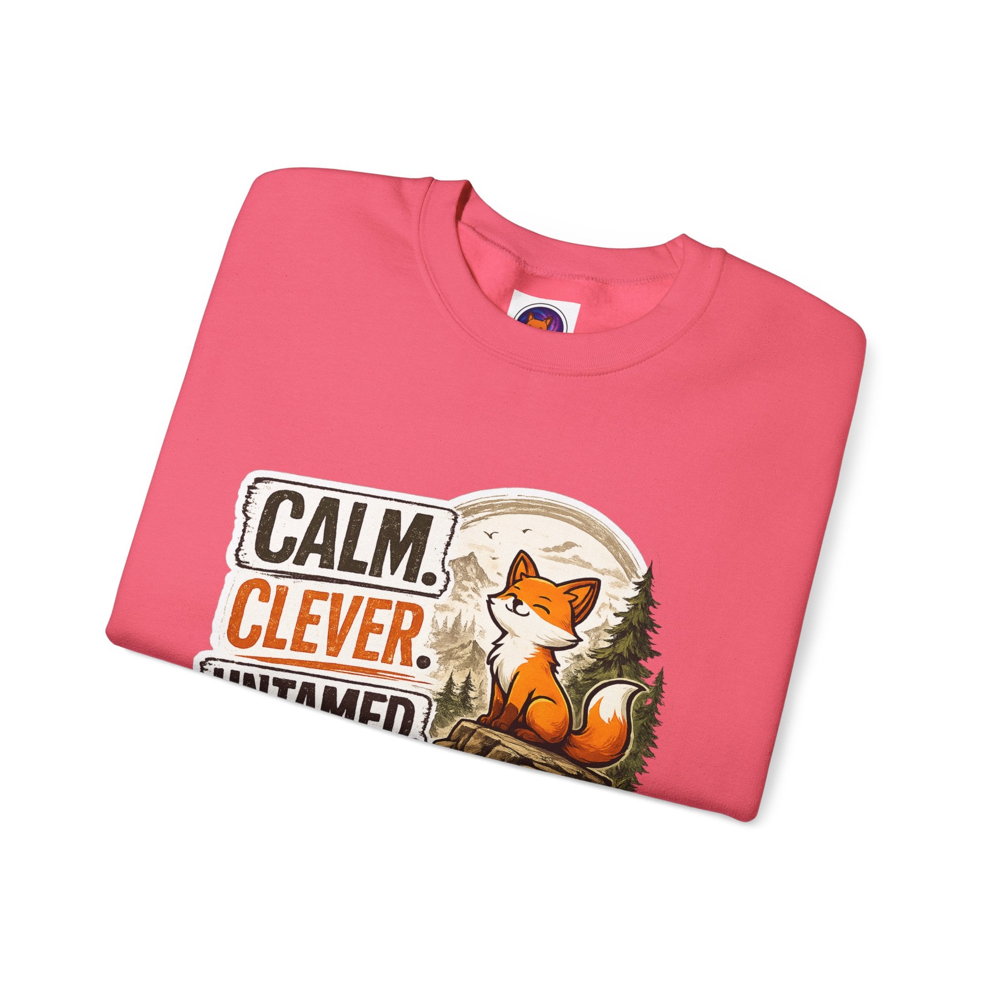 Calm Clever Untamed/Heavy Blend™ Crewneck Sweatshirt