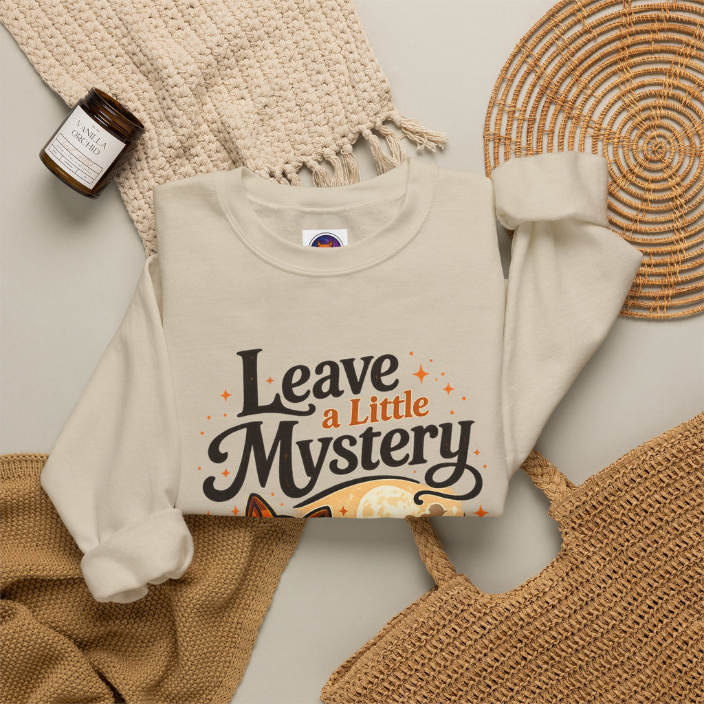 Leave A Little Mystery/Heavy Blend™ Crewneck Sweatshirt