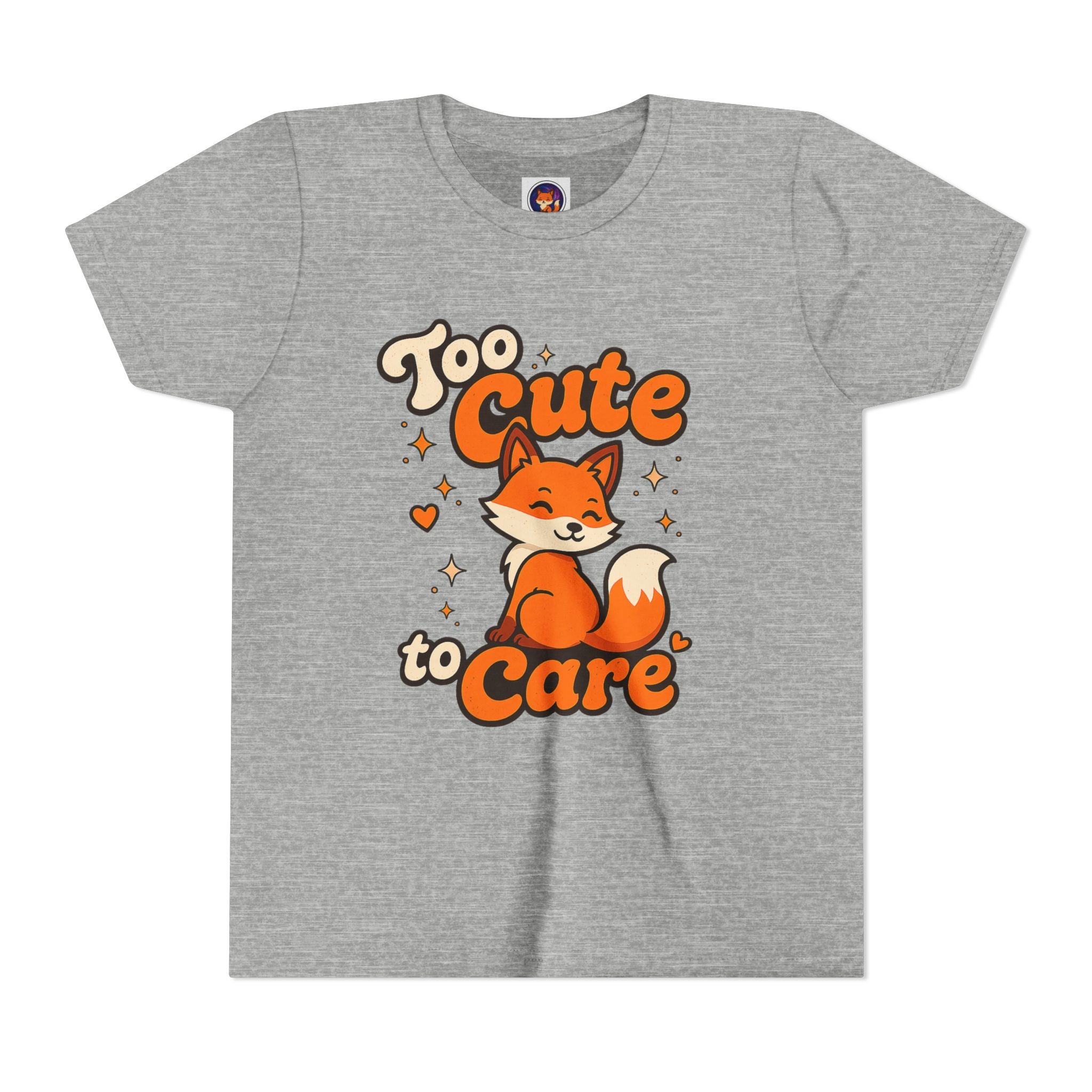 Too Cute To Care/Youth Short Sleeve Tee