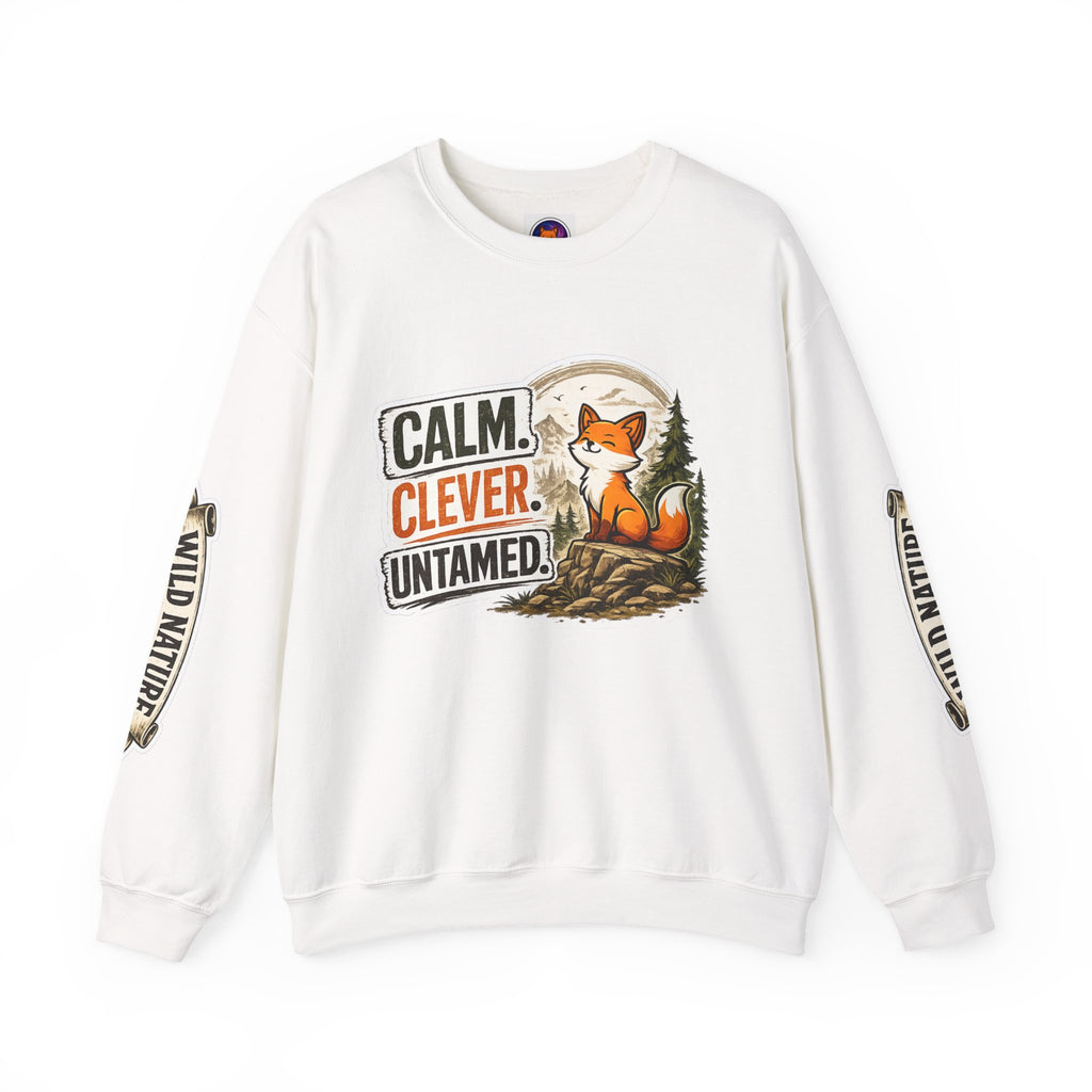 Calm Clever Untamed/Heavy Blend™ Crewneck Sweatshirt