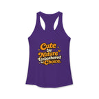 Too Cute To Care/Ideal Racerback Tank