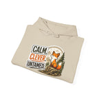 Calm Clever Untamed/Heavy Blend™ Hooded Sweatshirt