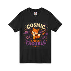 Cosmic Trouble/Jersey Short Sleeve V-Neck Tee