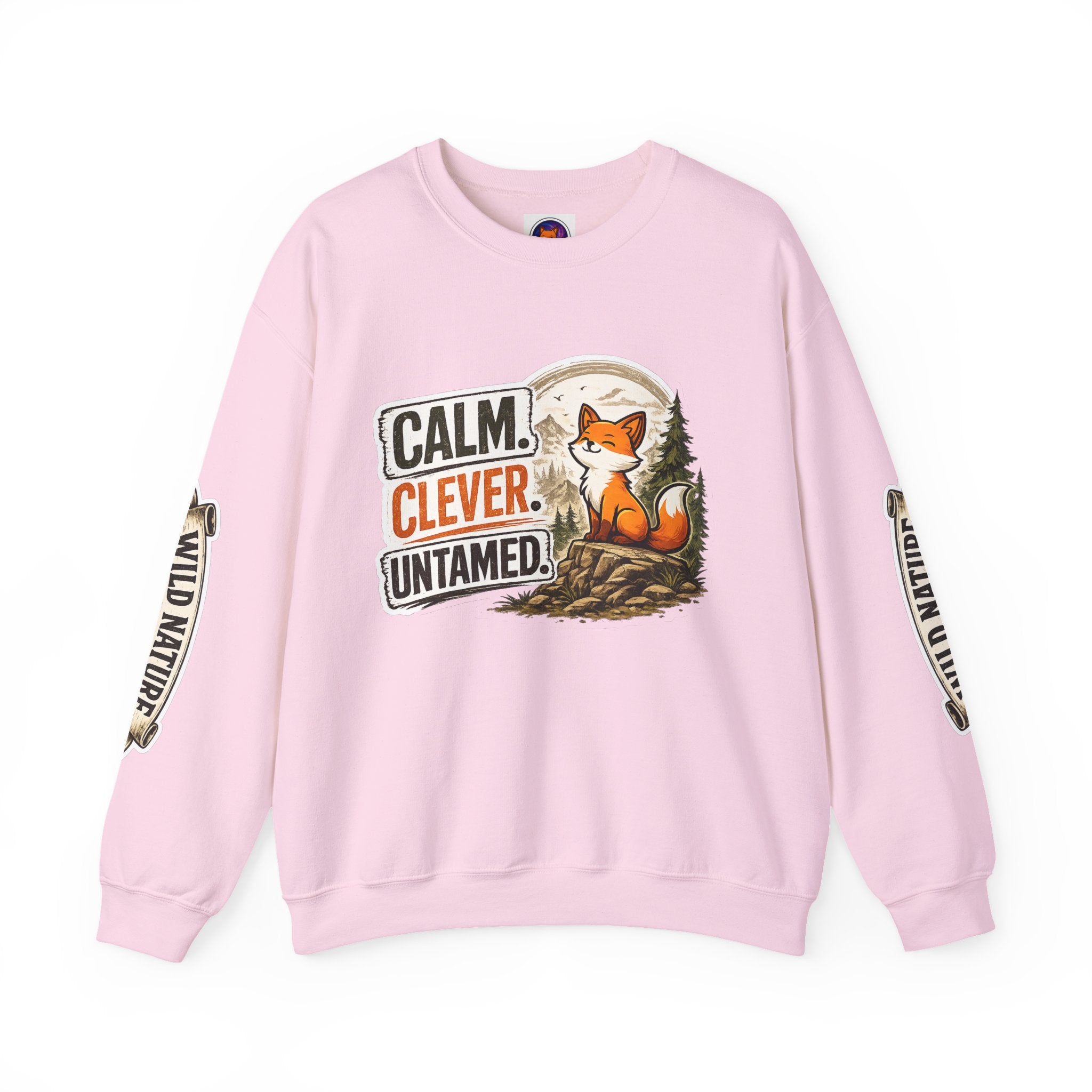 Calm Clever Untamed/Heavy Blend™ Crewneck Sweatshirt