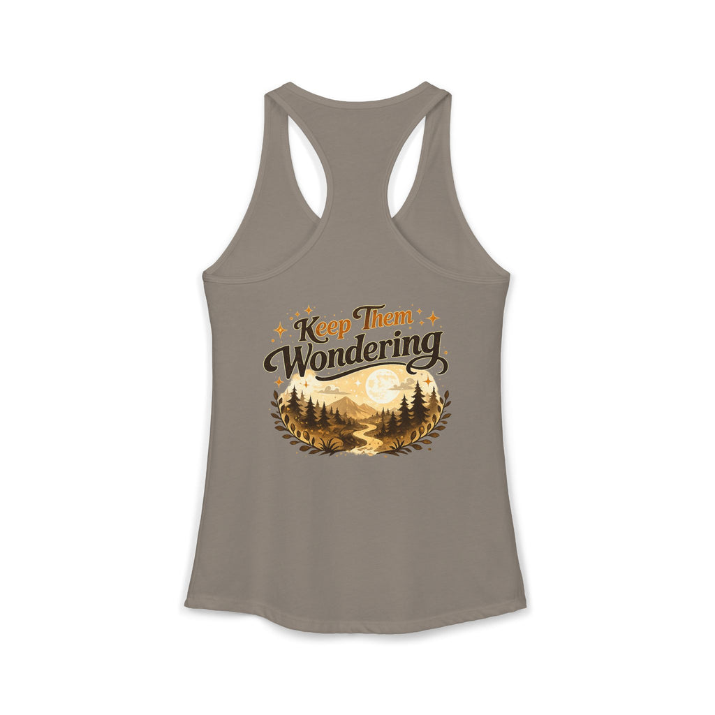 Leave A Little Mystery/Ideal Racerback Tank