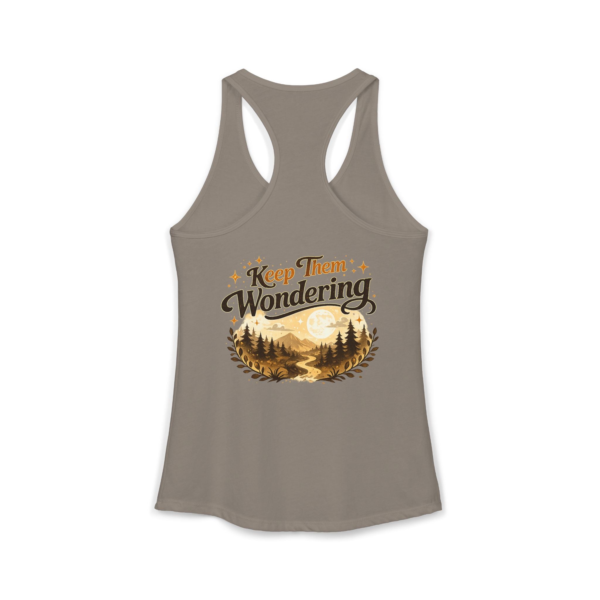 Leave A Little Mystery/Ideal Racerback Tank