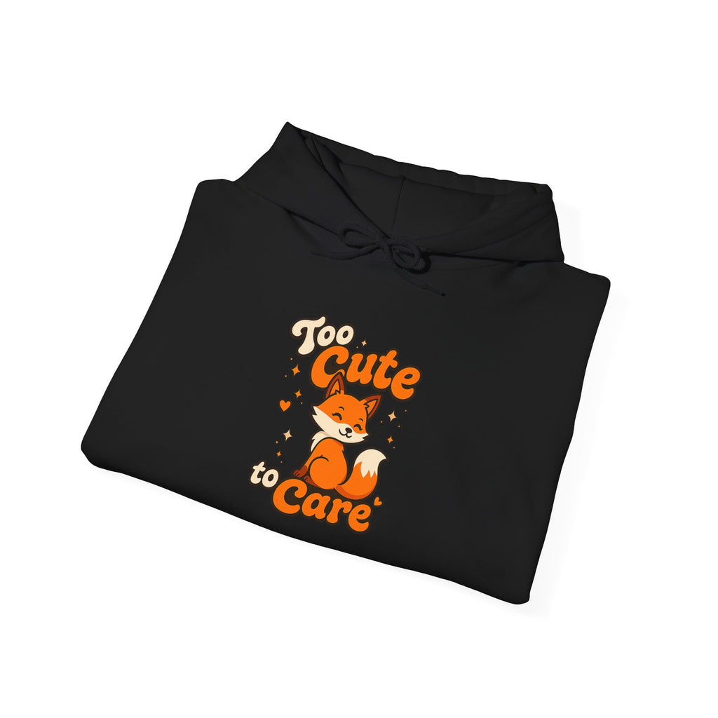 Too Cute To Care/Heavy Blend™ Hooded Sweatshirt