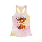 Too Cute To Care/Racerback Tank Top