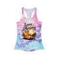 Leave A Little Mystery/Tie Dye Racerback Tank Top