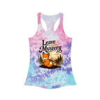 Leave A Little Mystery/Tie Dye Racerback Tank Top