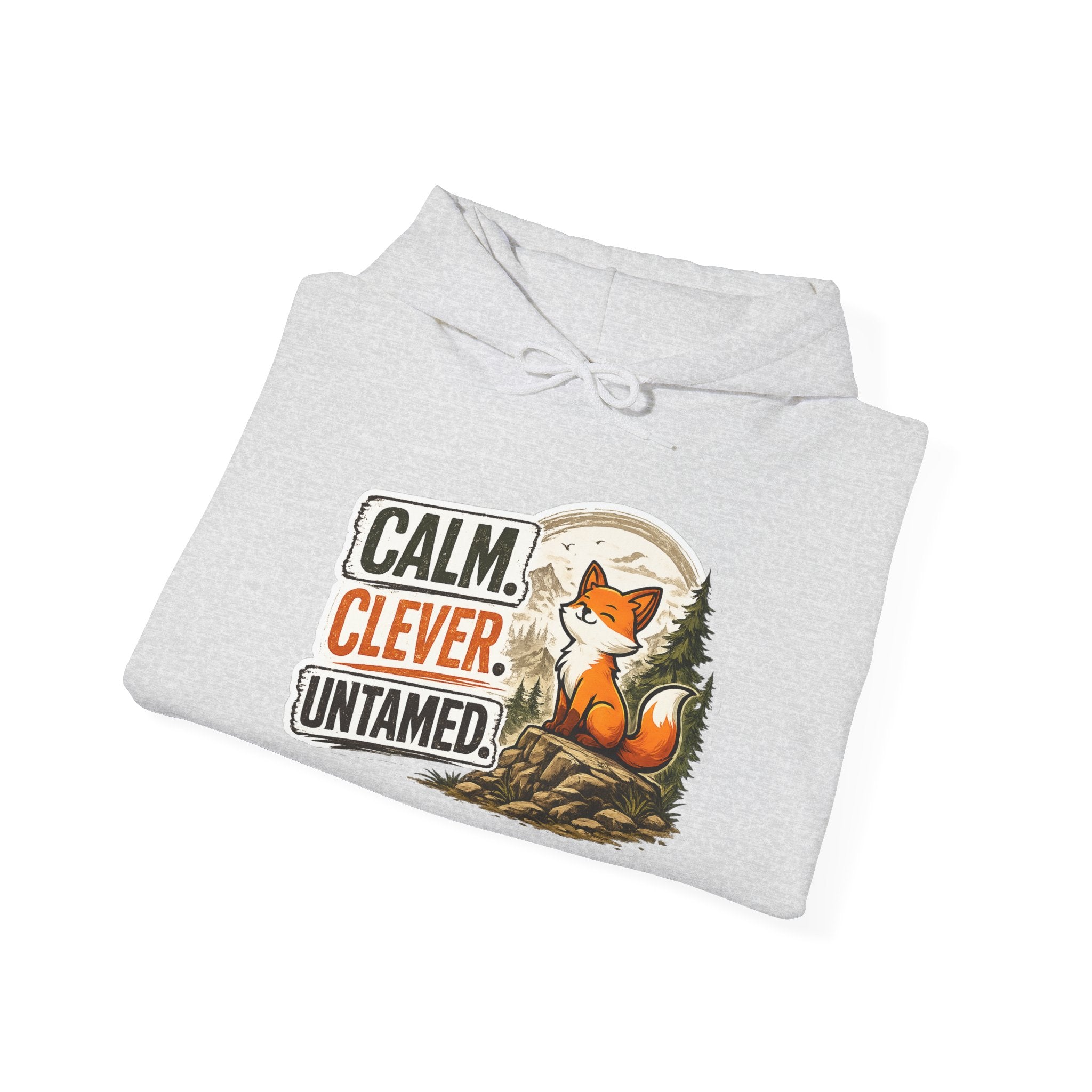 Calm Clever Untamed/Heavy Blend™ Hooded Sweatshirt