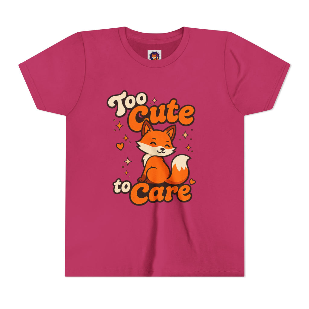 Too Cute To Care/Youth Short Sleeve Tee
