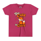 Too Cute To Care/Youth Short Sleeve Tee