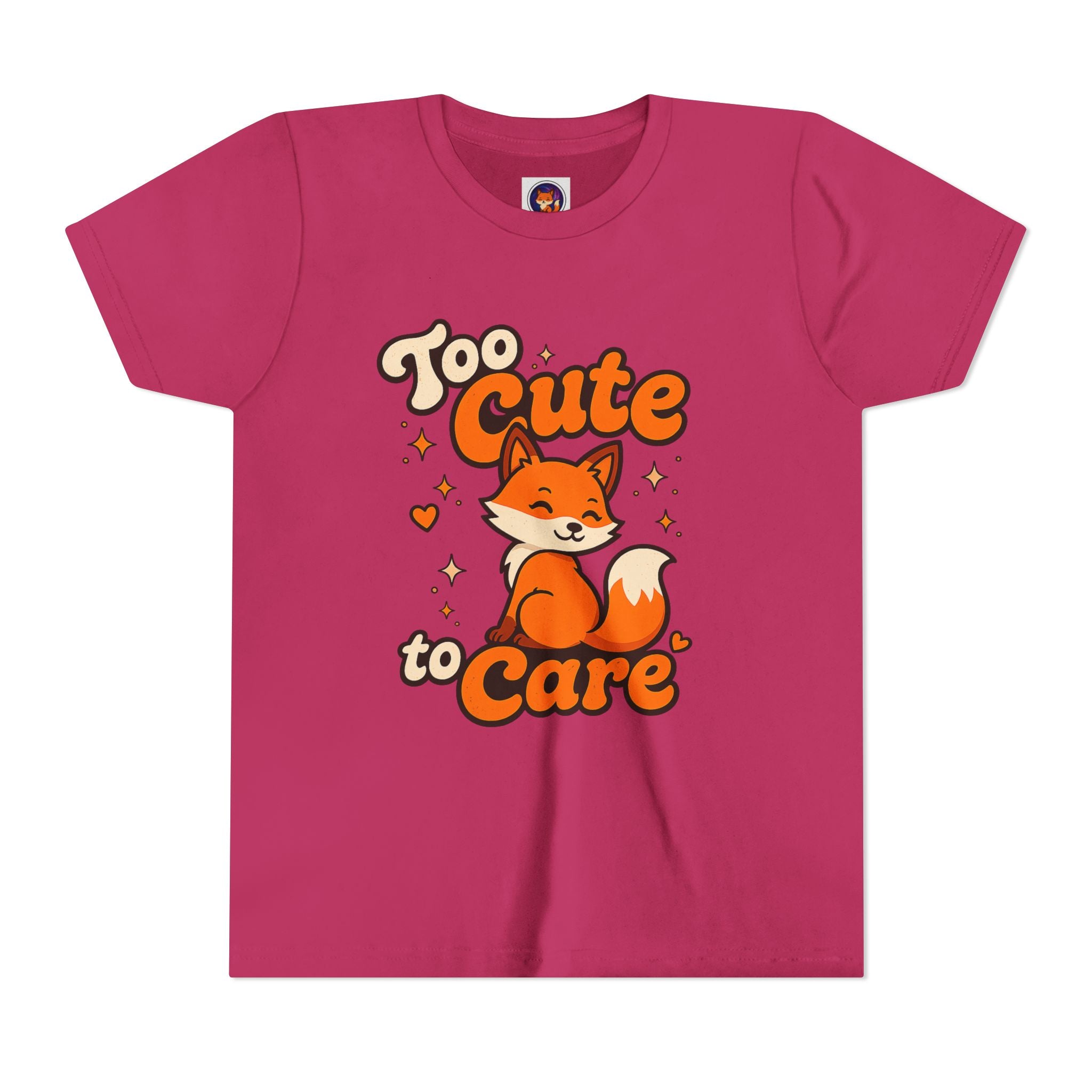 Too Cute To Care/Youth Short Sleeve Tee