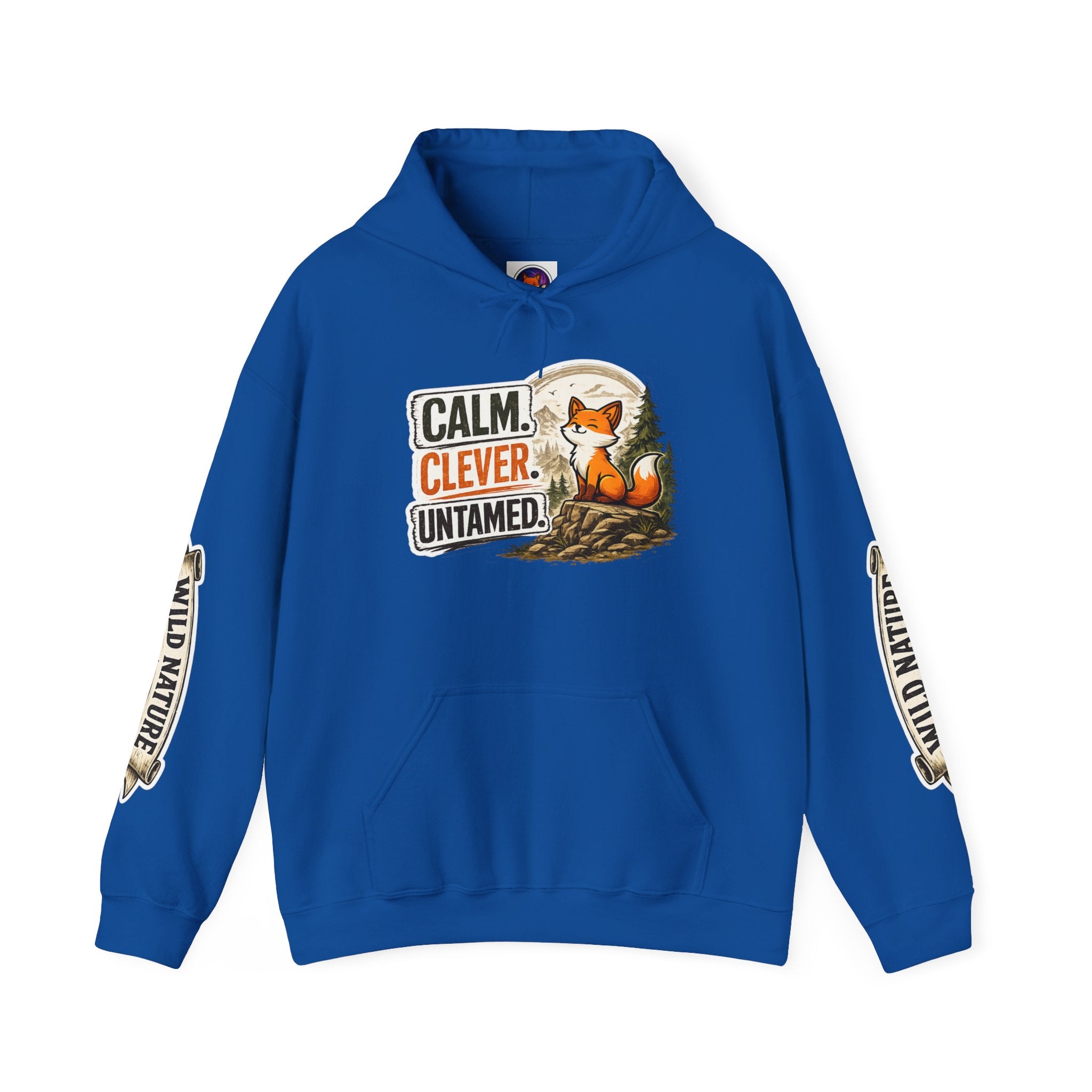 Calm Clever Untamed/Heavy Blend™ Hooded Sweatshirt