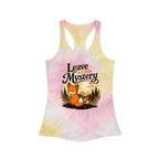 Leave A Little Mystery/Tie Dye Racerback Tank Top