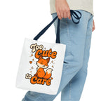Too Cute Too Care/Tote Bag (AOP)