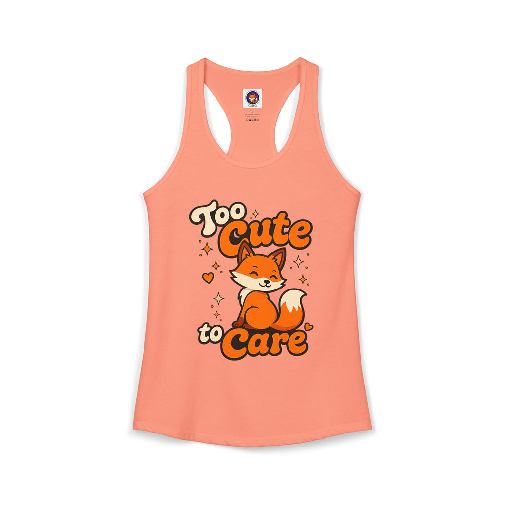 Too Cute To Care/Ideal Racerback Tank