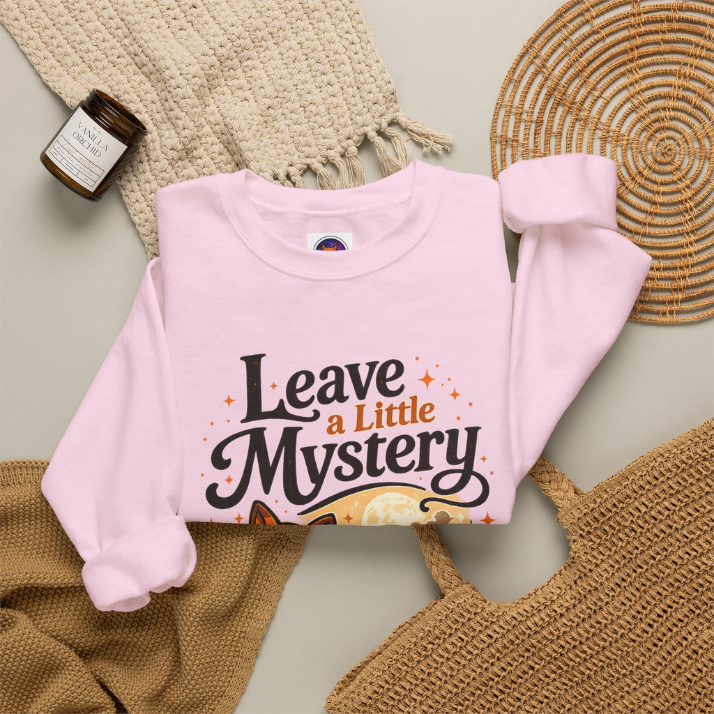 Leave A Little Mystery/Heavy Blend™ Crewneck Sweatshirt
