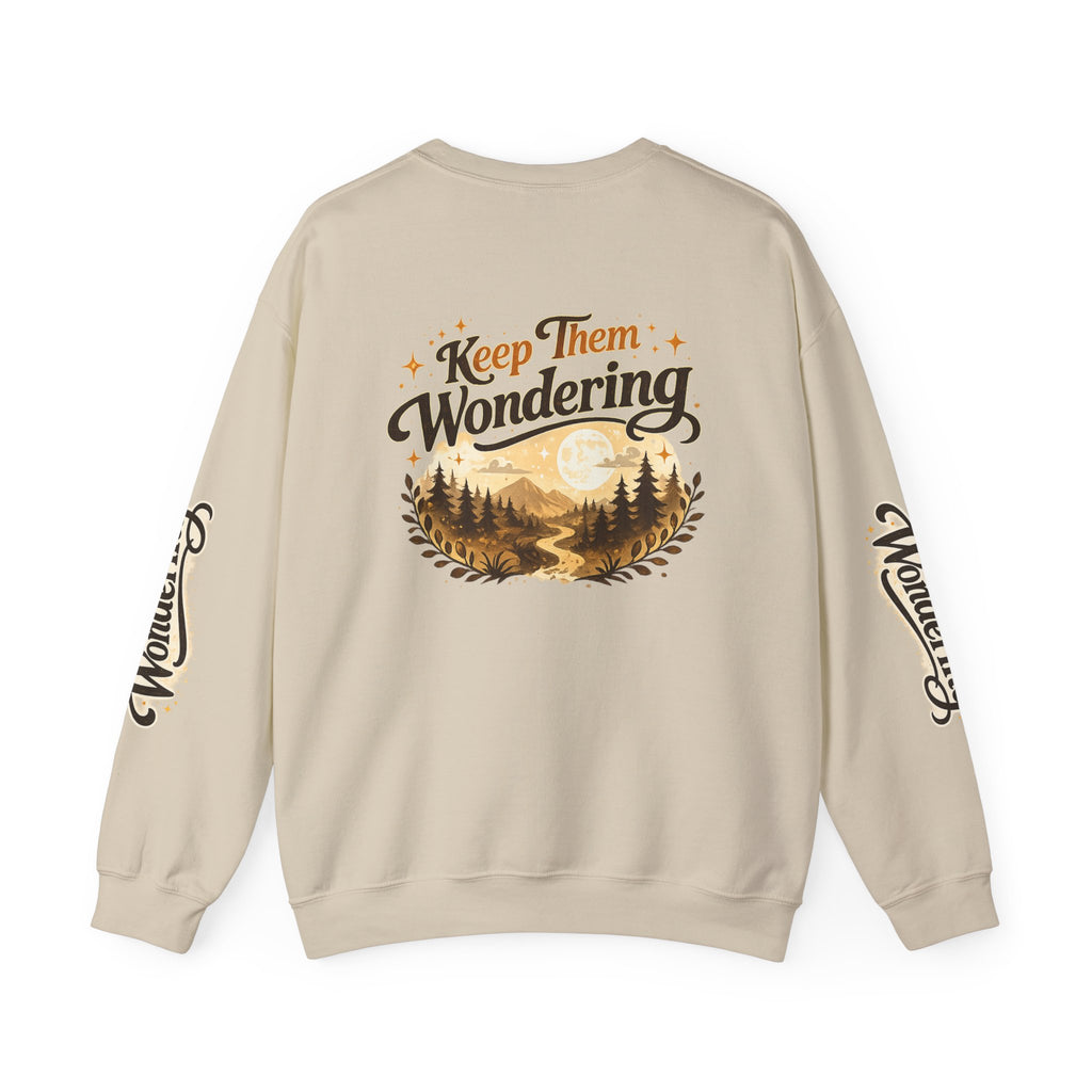 Leave A Little Mystery/Heavy Blend™ Crewneck Sweatshirt
