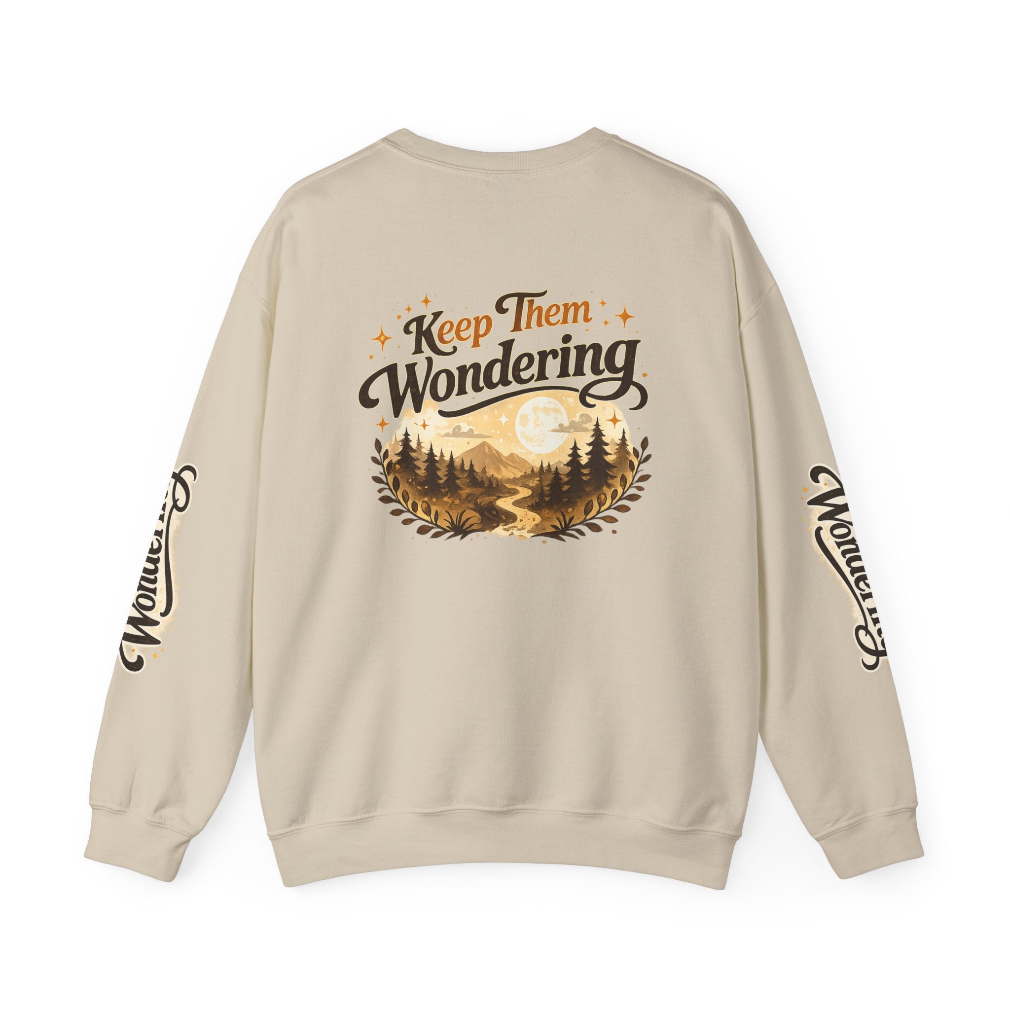 Leave A Little Mystery/Heavy Blend™ Crewneck Sweatshirt