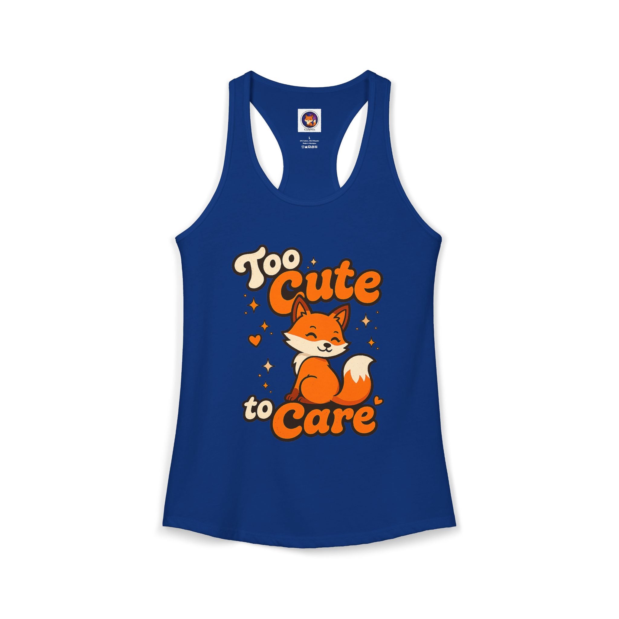 Too Cute To Care/Ideal Racerback Tank