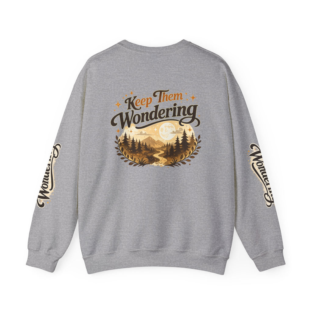 Leave A Little Mystery/Heavy Blend™ Crewneck Sweatshirt